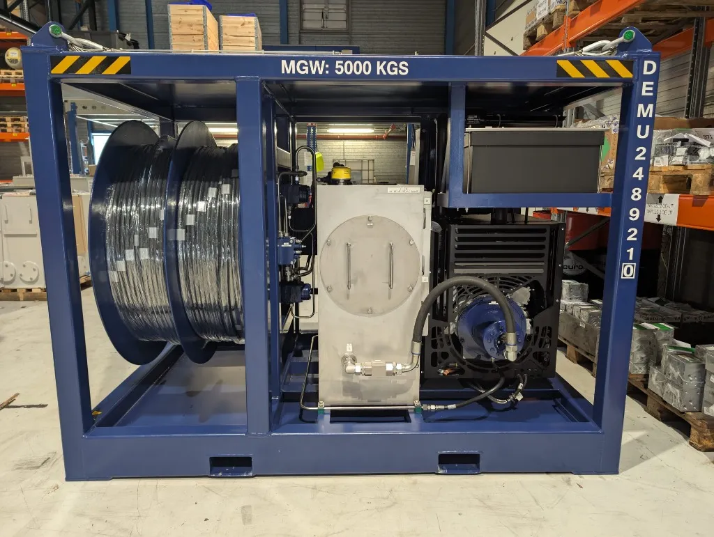 DNV-gecertificeerd hijsframe met Hose Reel