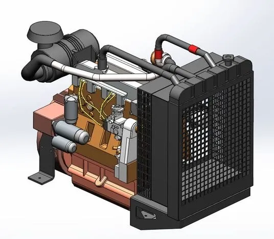 Industriële Motor Set-up