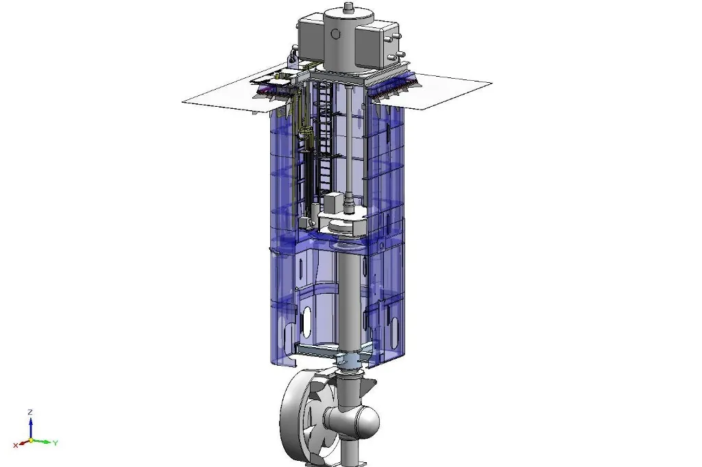 Propulsion Unit Shaft Installation