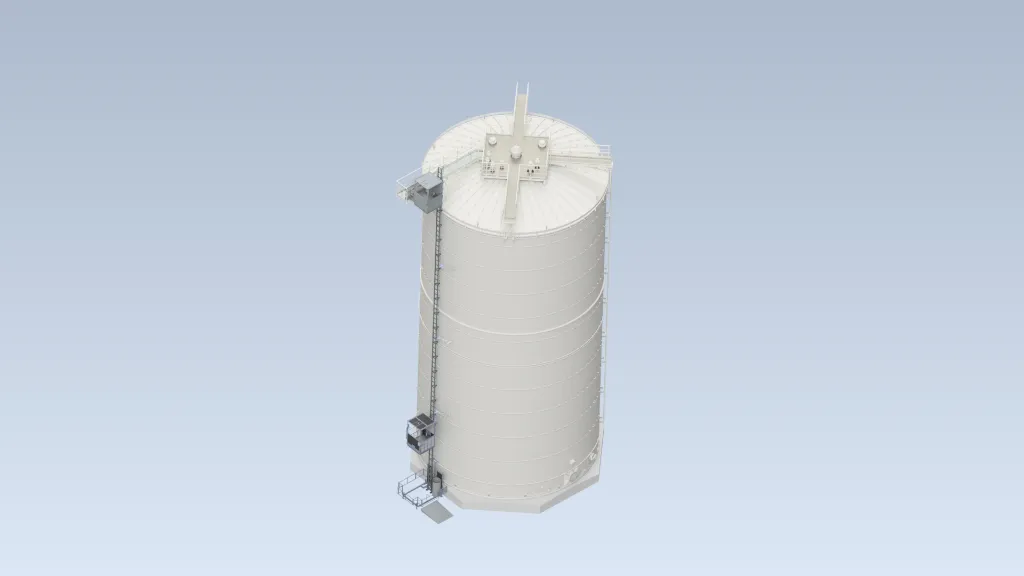 Grote Opslagsilo met Lift