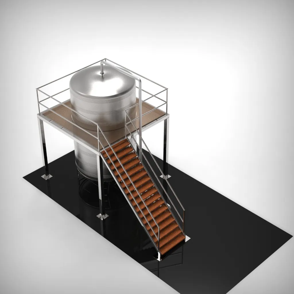 Verhoogde Tank met Platform