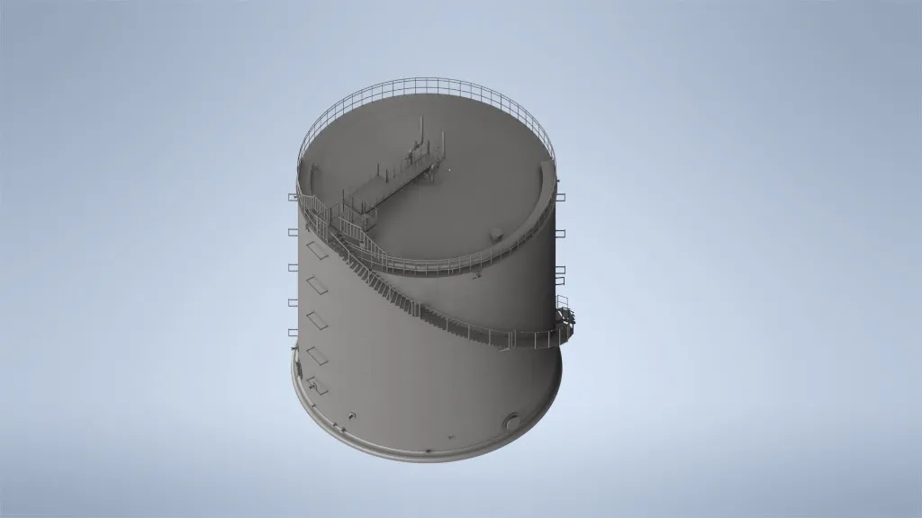 Opslagtank - Interne Constructie