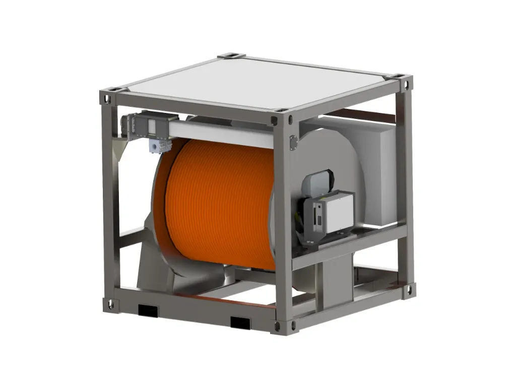 Lierinstallatie in Containerframe