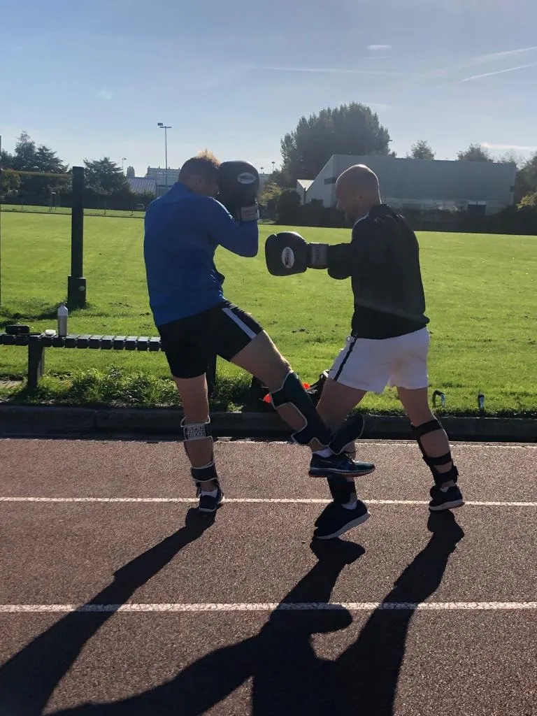 Frank de Gier - Thaiboksen training